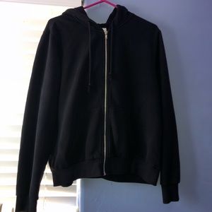 Black zip up